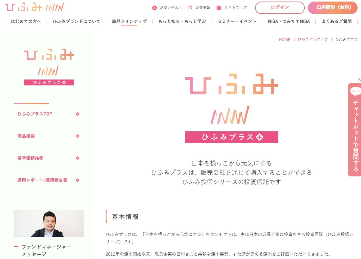 ひふみプラス