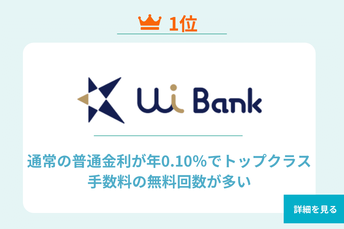 UI銀行 ランキング 1位